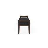 Weston Waiting Reception 3 Seat Bench Wood Frame