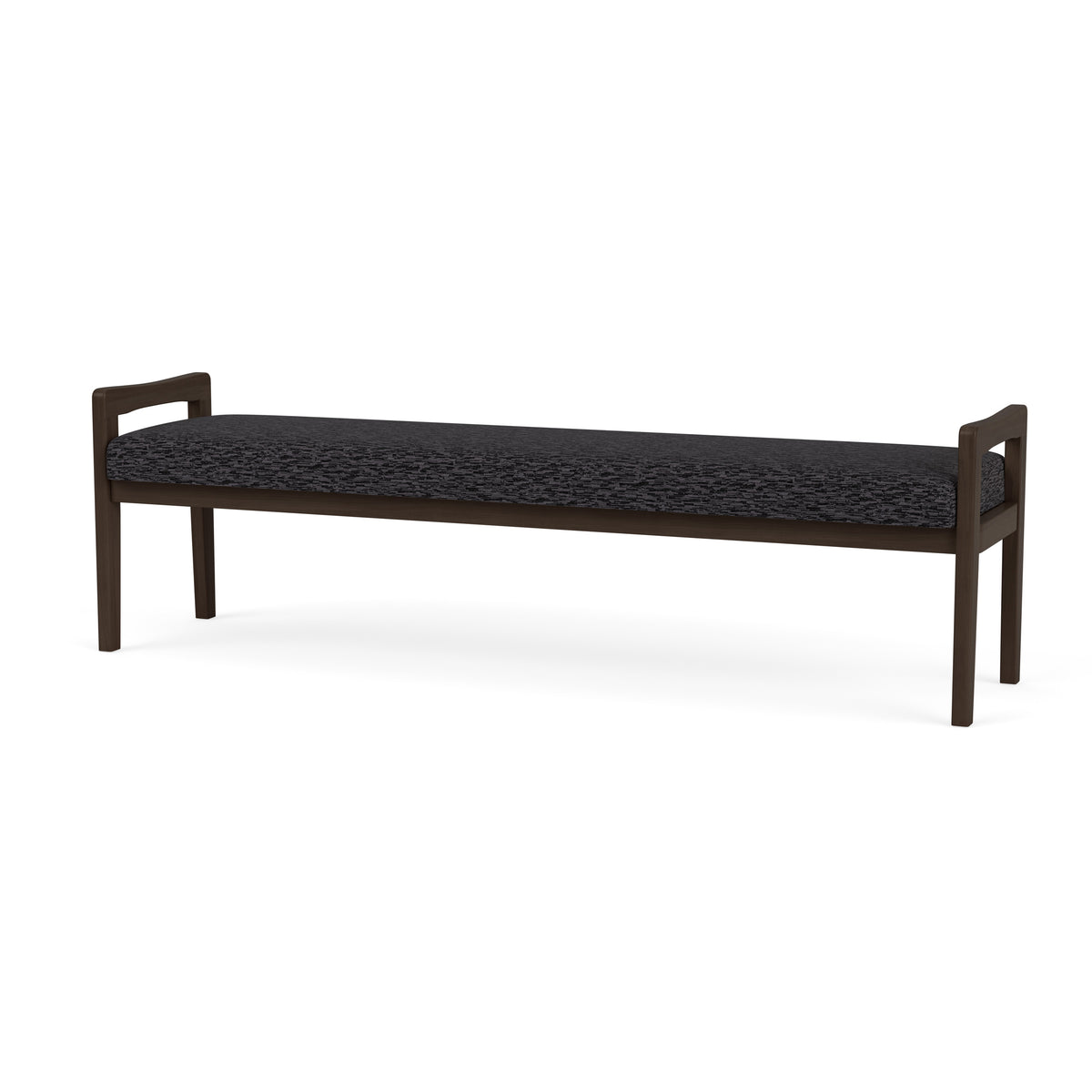 Weston Waiting Reception 3 Seat Bench Wood Frame