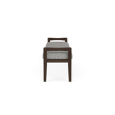 Weston Waiting Reception 3 Seat Bench Wood Frame