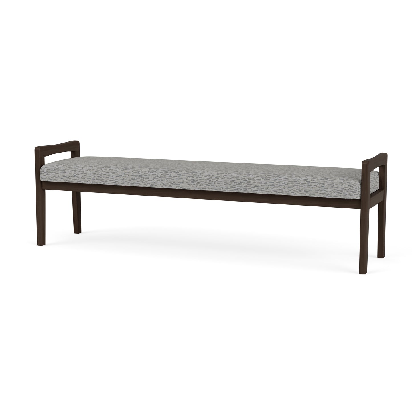 Weston Waiting Reception 3 Seat Bench Wood Frame