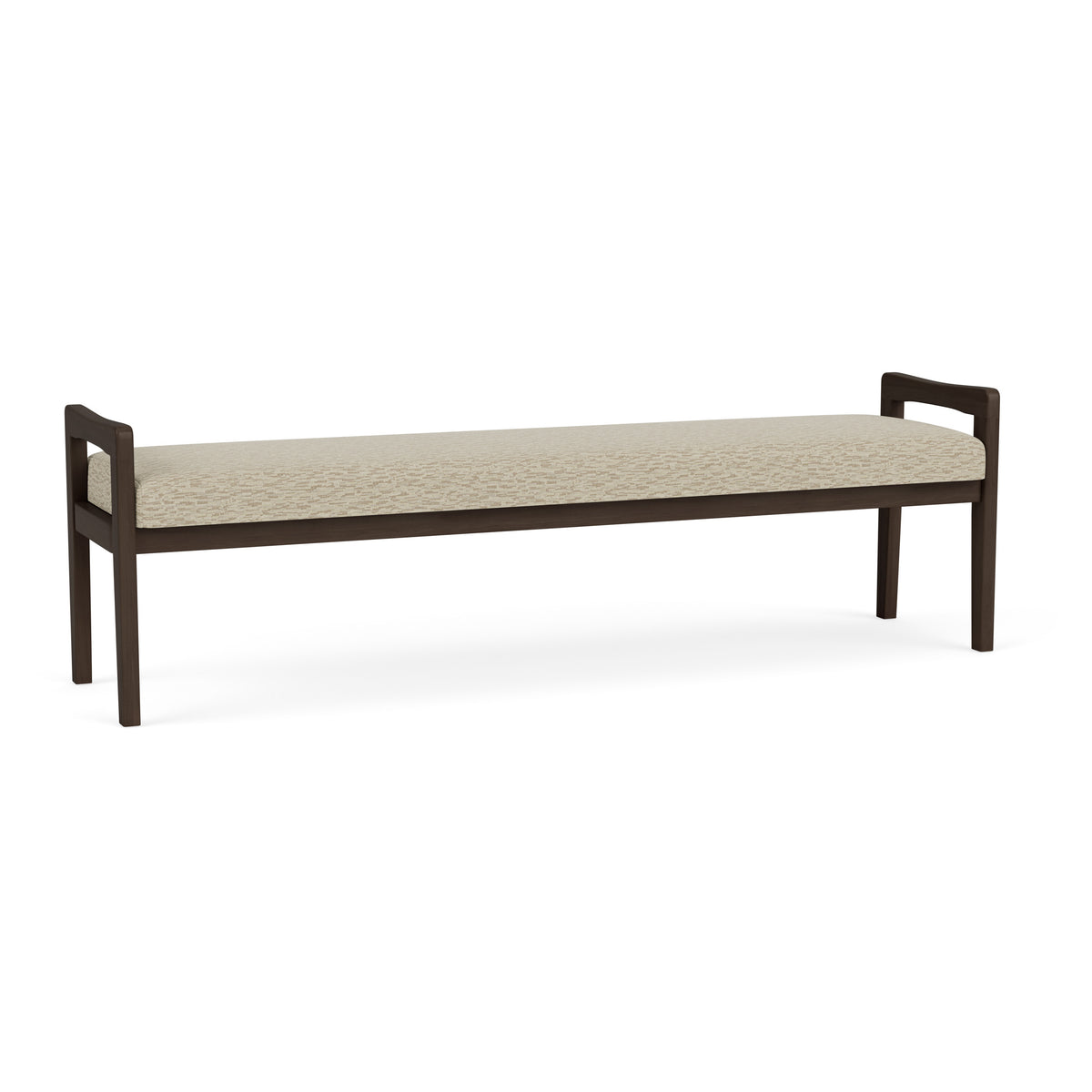 Weston Waiting Reception 3 Seat Bench Wood Frame