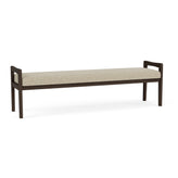 Weston Waiting Reception 3 Seat Bench Wood Frame