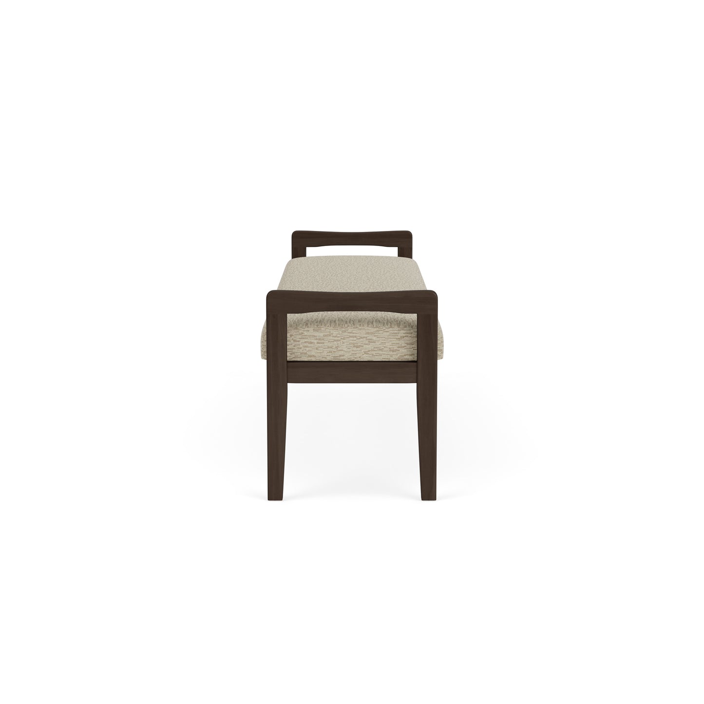 Weston Waiting Reception 3 Seat Bench Wood Frame