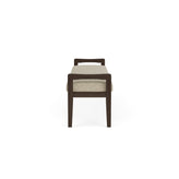 Weston Waiting Reception 3 Seat Bench Wood Frame