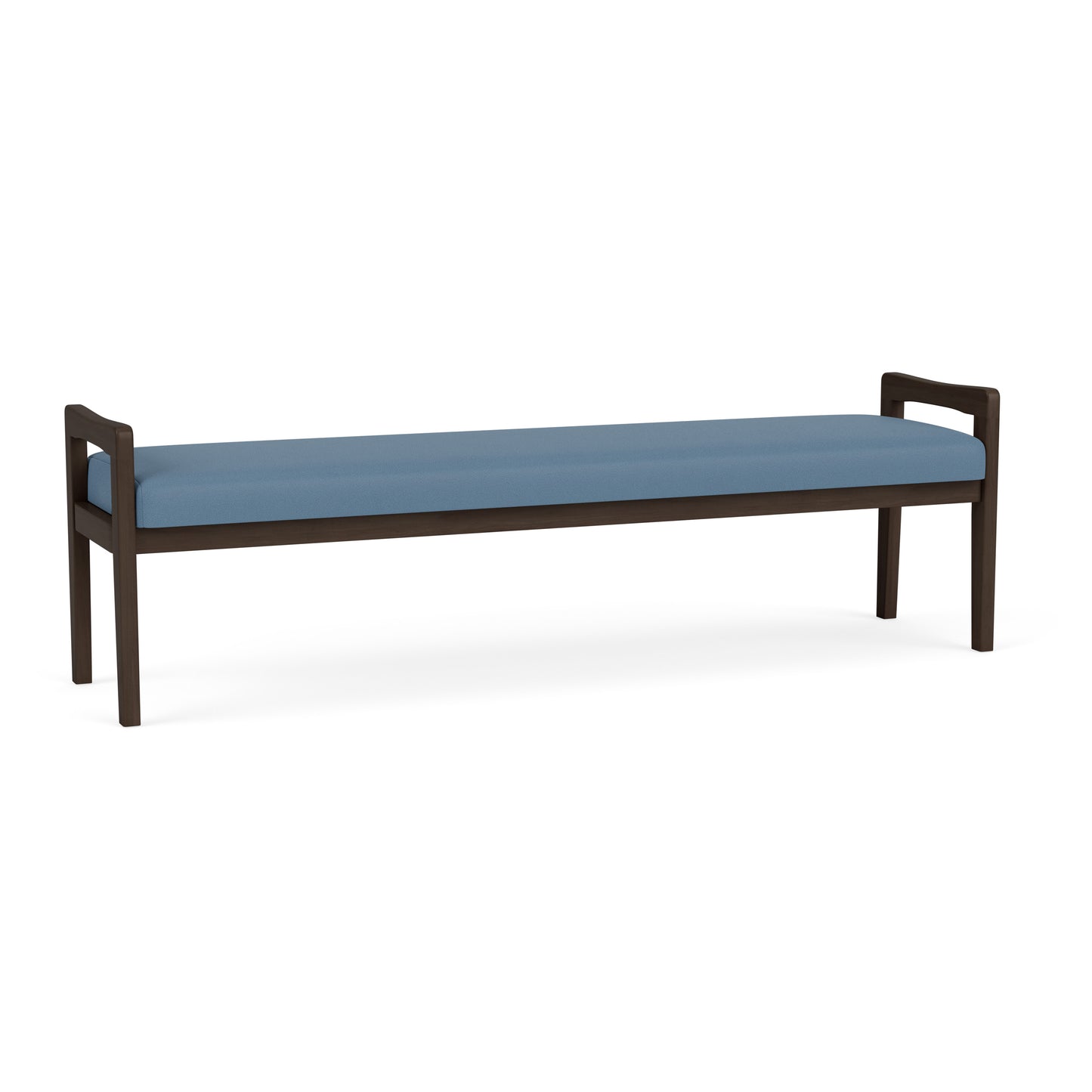 Weston Waiting Reception 3 Seat Bench Wood Frame