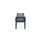 Weston Waiting Reception 3 Seat Bench Wood Frame