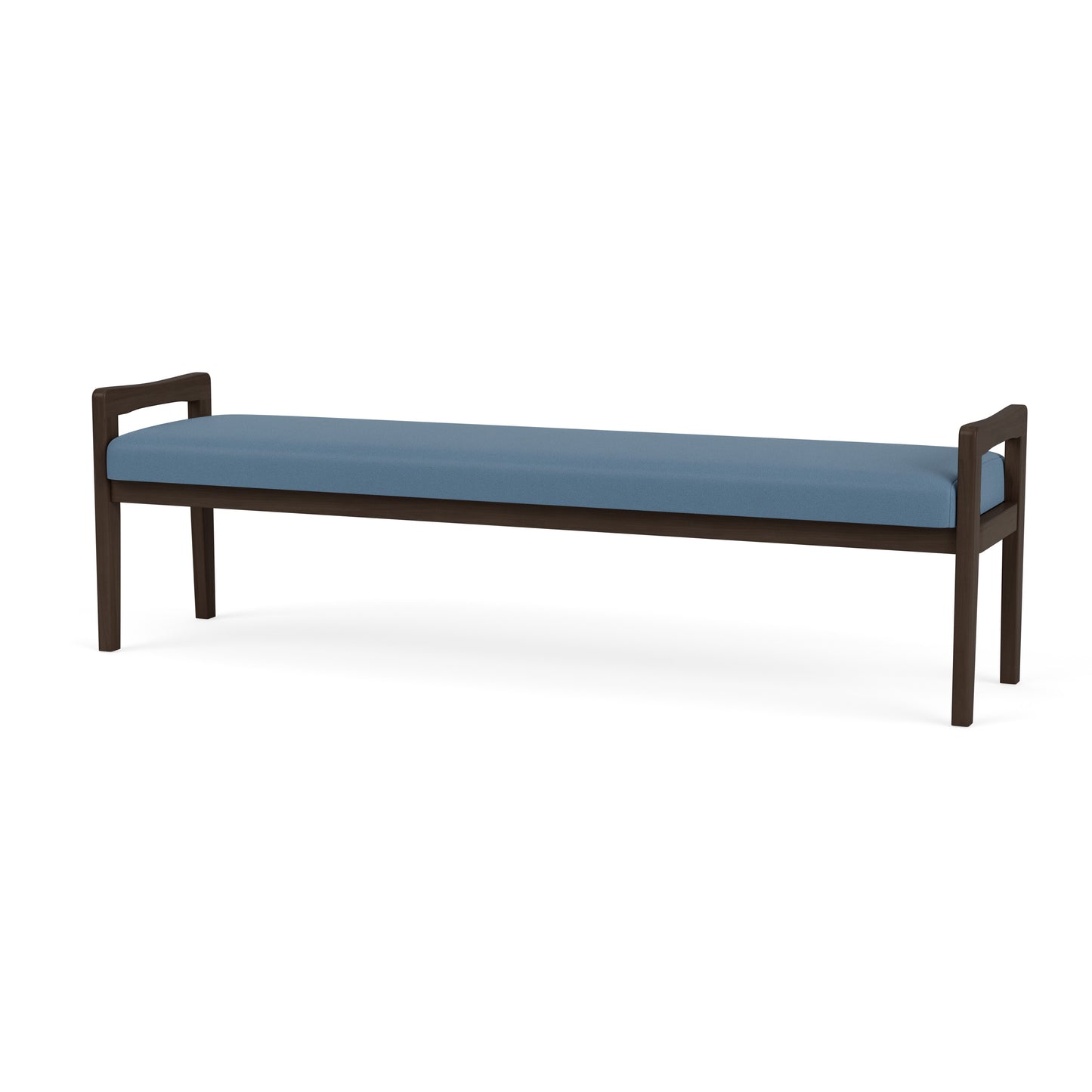 Weston Waiting Reception 3 Seat Bench Wood Frame