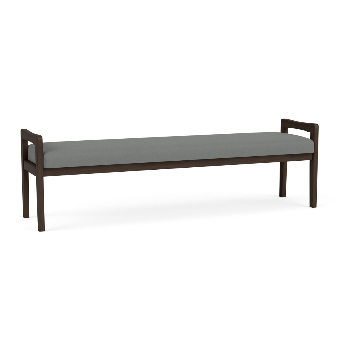 Weston Waiting Reception 3 Seat Bench Wood Frame