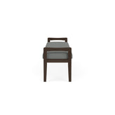 Weston Waiting Reception 3 Seat Bench Wood Frame