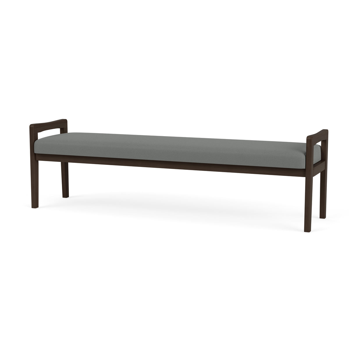 Weston Waiting Reception 3 Seat Bench Wood Frame