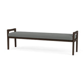 Weston Waiting Reception 3 Seat Bench Wood Frame