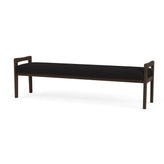 Weston Waiting Reception 3 Seat Bench Wood Frame