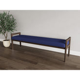 Weston Waiting Reception 3 Seat Bench Wood Frame