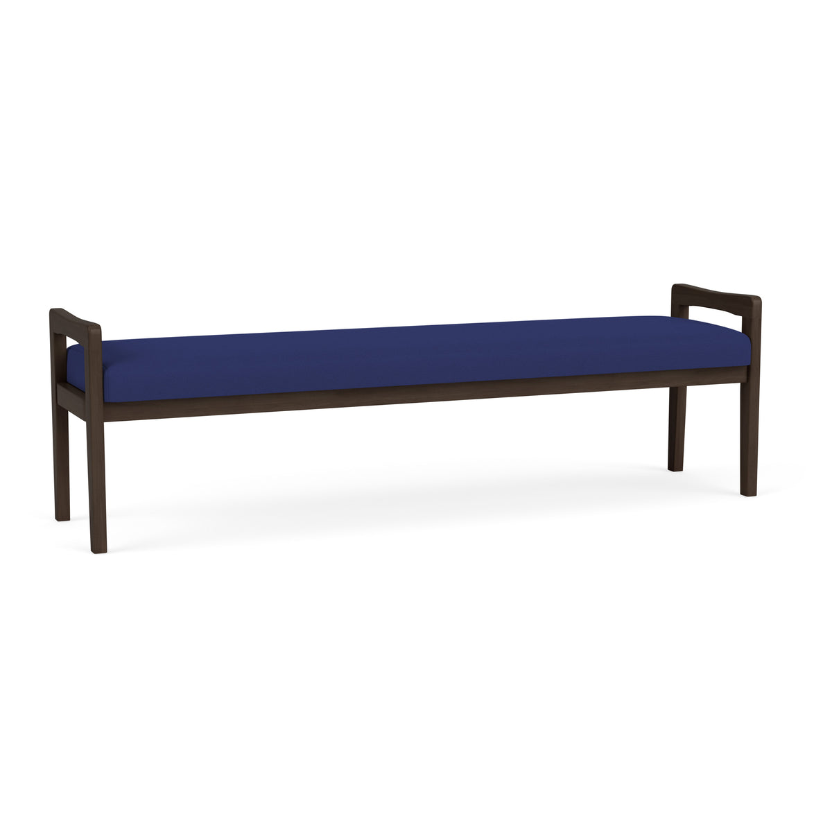 Weston Waiting Reception 3 Seat Bench Wood Frame