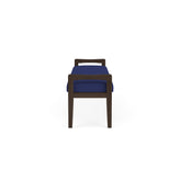 Weston Waiting Reception 3 Seat Bench Wood Frame