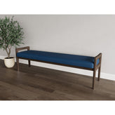 Weston Waiting Reception 3 Seat Bench Wood Frame