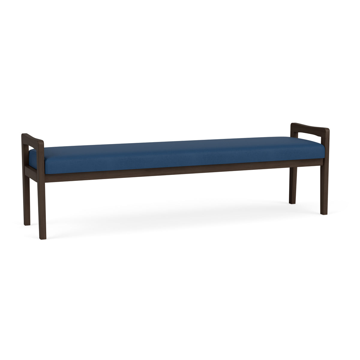 Weston Waiting Reception 3 Seat Bench Wood Frame