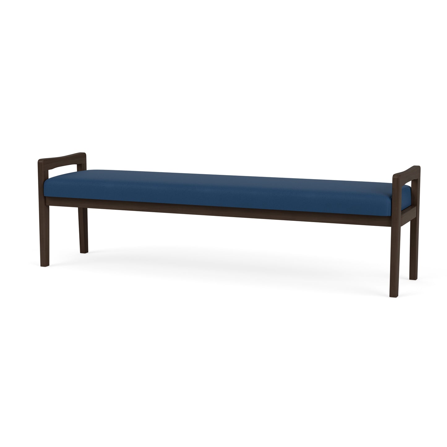 Weston Waiting Reception 3 Seat Bench Wood Frame