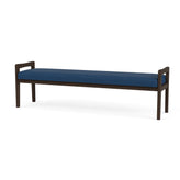 Weston Waiting Reception 3 Seat Bench Wood Frame
