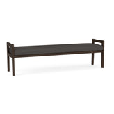 Weston Waiting Reception 3 Seat Bench Wood Frame
