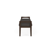 Weston Waiting Reception 3 Seat Bench Wood Frame