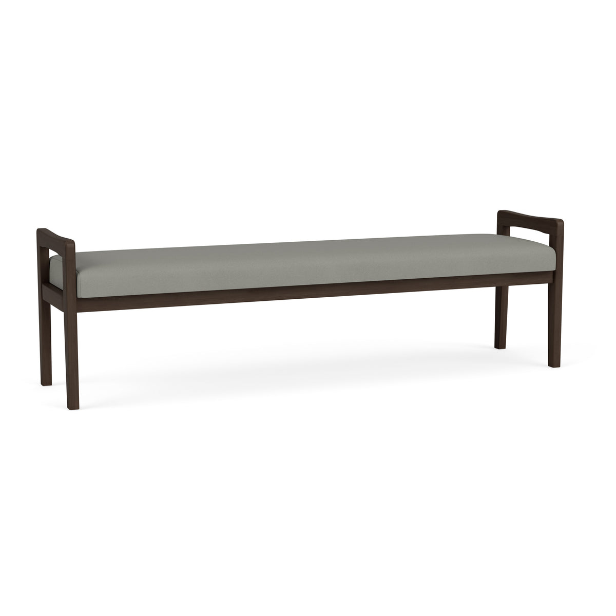 Weston Waiting Reception 3 Seat Bench Wood Frame