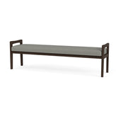 Weston Waiting Reception 3 Seat Bench Wood Frame
