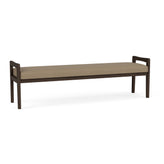 Weston Waiting Reception 3 Seat Bench Wood Frame