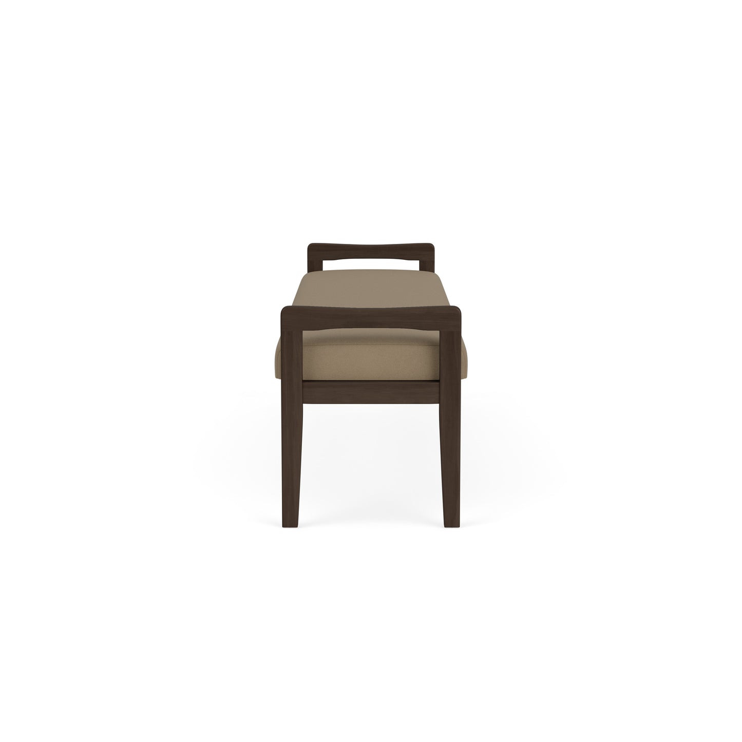 Weston Waiting Reception 3 Seat Bench Wood Frame