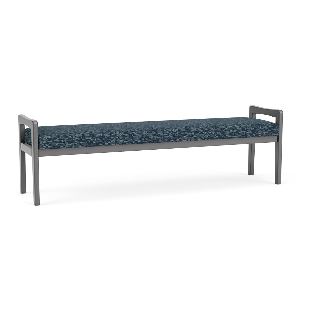 Weston Waiting Reception 3 Seat Bench Wood Frame