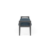 Weston Waiting Reception 3 Seat Bench Wood Frame