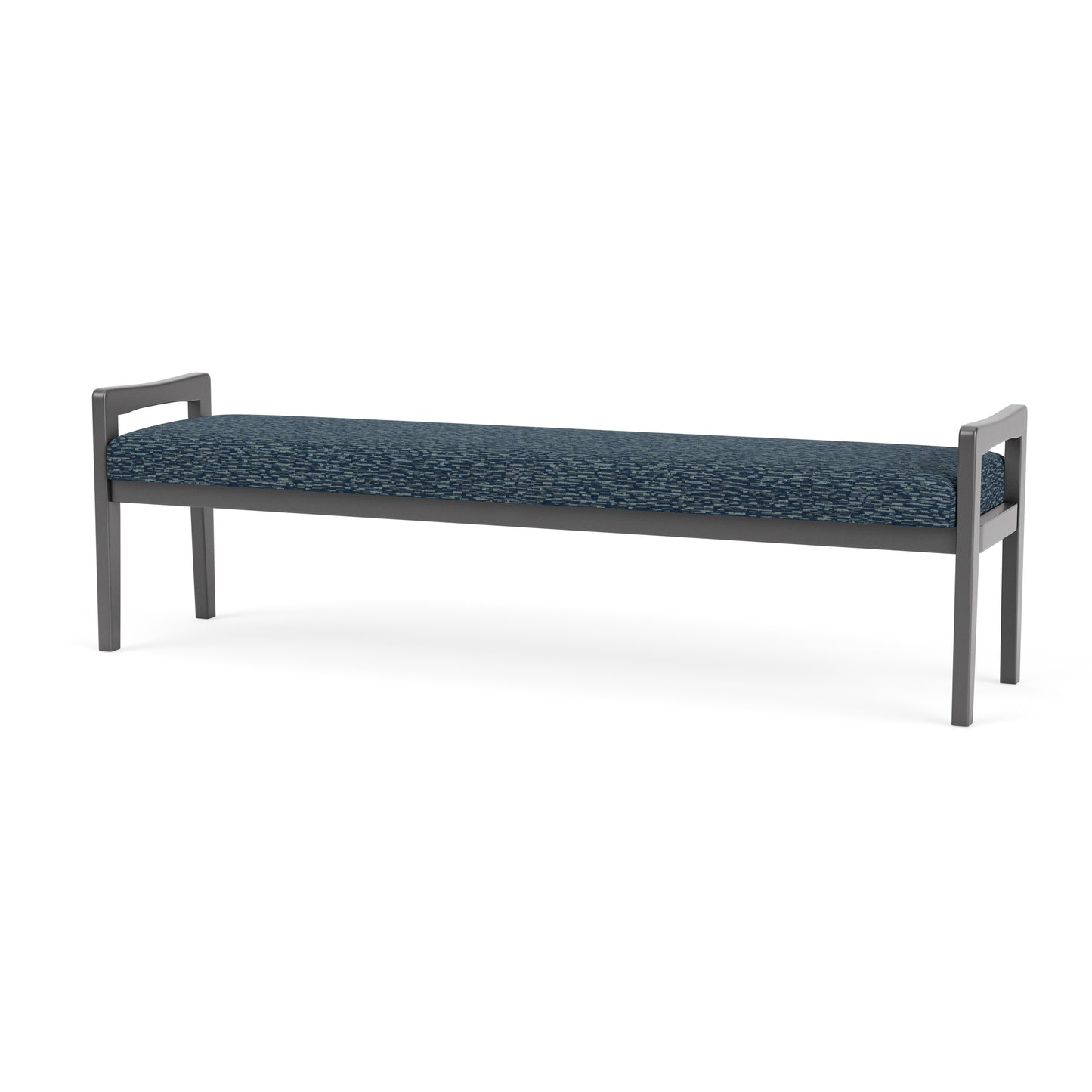 Weston Waiting Reception 3 Seat Bench Wood Frame