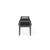 Weston Waiting Reception 3 Seat Bench Wood Frame