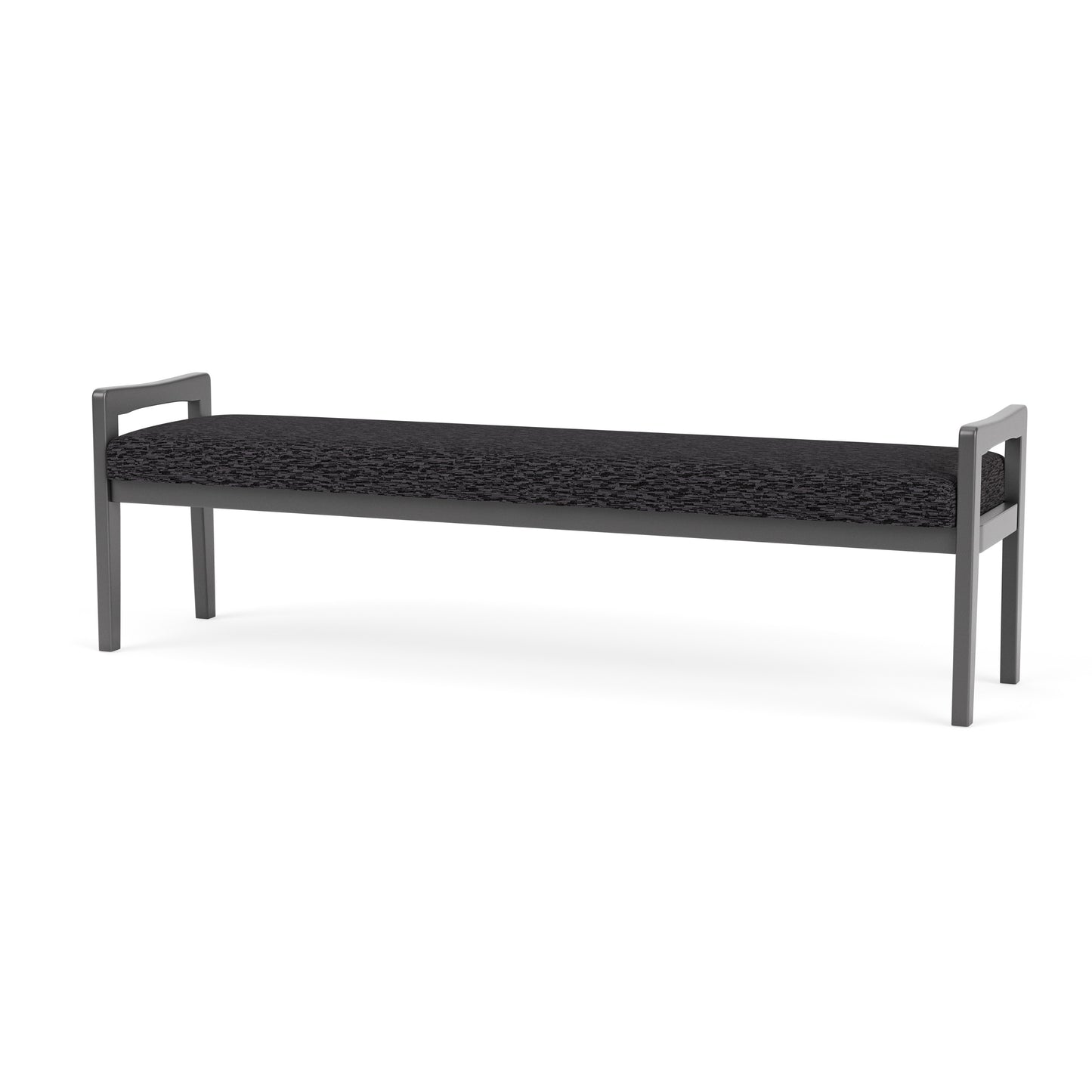 Weston Waiting Reception 3 Seat Bench Wood Frame