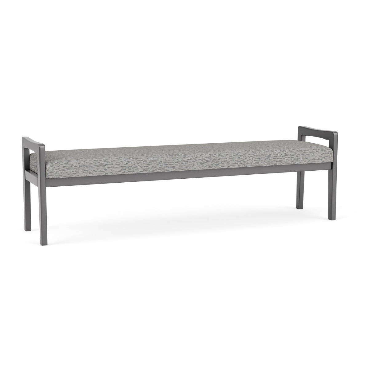 Weston Waiting Reception 3 Seat Bench Wood Frame