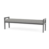 Weston Waiting Reception 3 Seat Bench Wood Frame