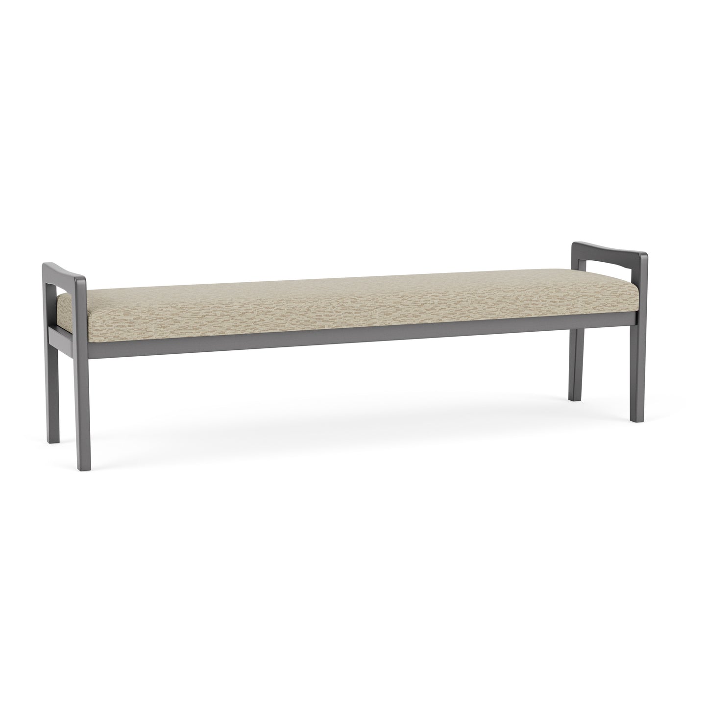 Weston Waiting Reception 3 Seat Bench Wood Frame