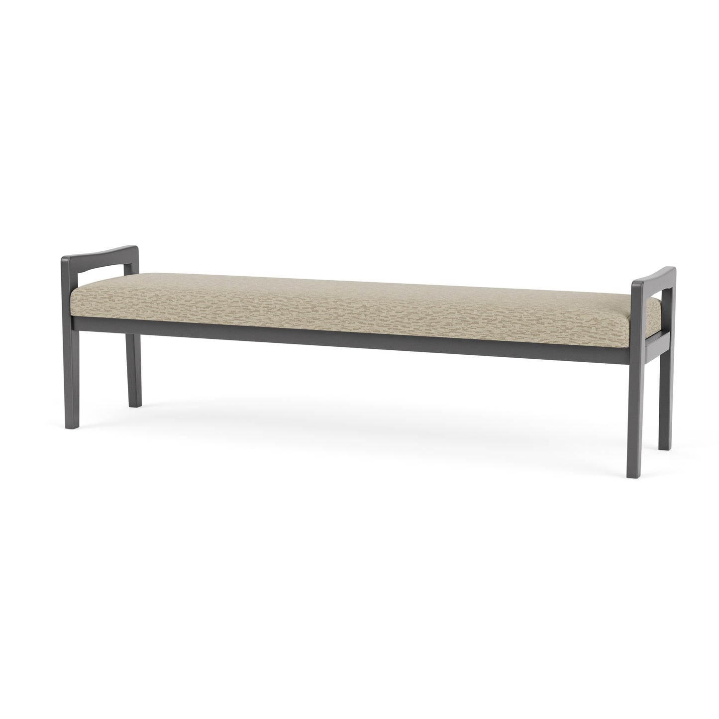 Weston Waiting Reception 3 Seat Bench Wood Frame