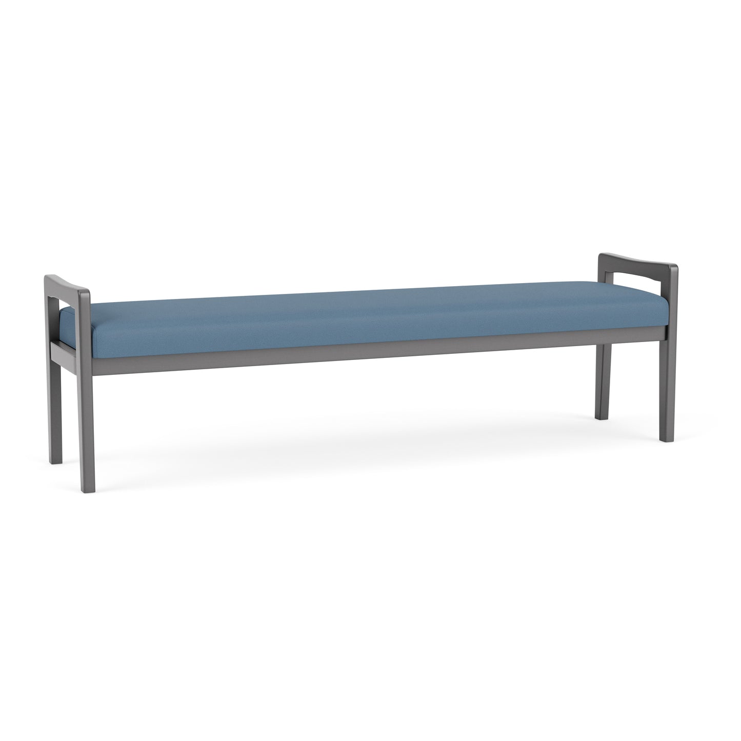 Weston Waiting Reception 3 Seat Bench Wood Frame