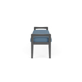 Weston Waiting Reception 3 Seat Bench Wood Frame