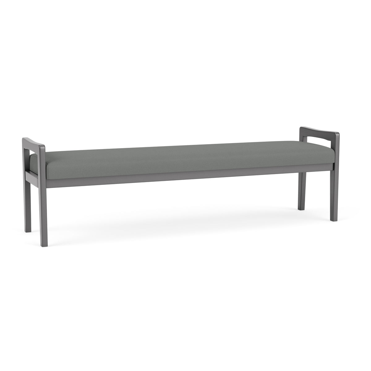 Weston Waiting Reception 3 Seat Bench Wood Frame