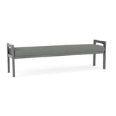 Weston Waiting Reception 3 Seat Bench Wood Frame