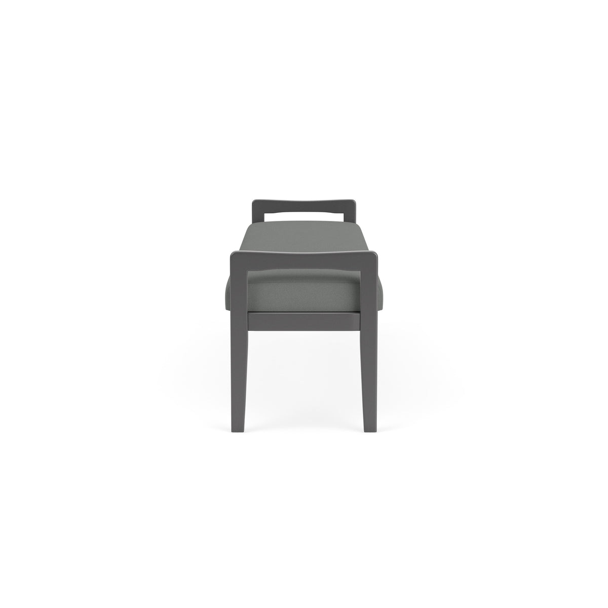 Weston Waiting Reception 3 Seat Bench Wood Frame