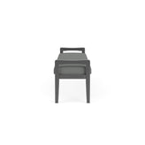 Weston Waiting Reception 3 Seat Bench Wood Frame
