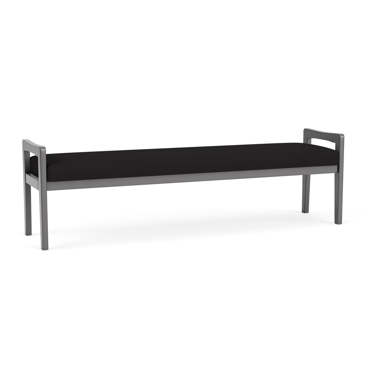 Weston Waiting Reception 3 Seat Bench Wood Frame