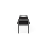 Weston Waiting Reception 3 Seat Bench Wood Frame