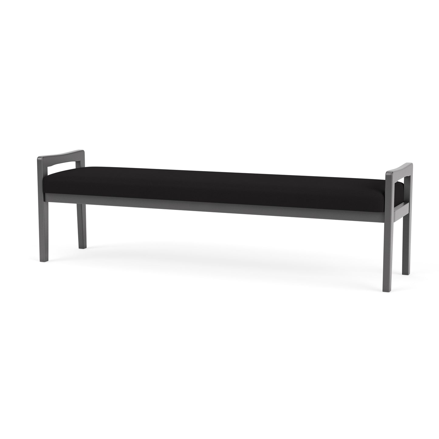 Weston Waiting Reception 3 Seat Bench Wood Frame