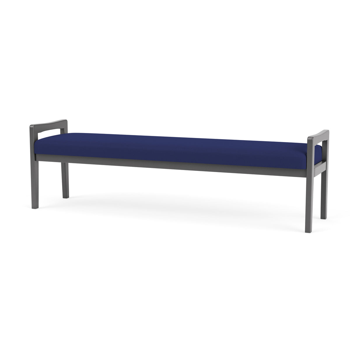 Weston Waiting Reception 3 Seat Bench Wood Frame
