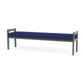Weston Waiting Reception 3 Seat Bench Wood Frame