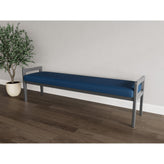 Weston Waiting Reception 3 Seat Bench Wood Frame